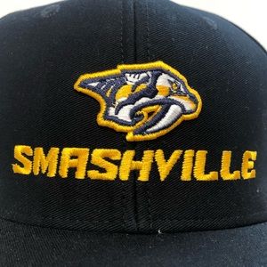 Nashville Predators Adidas Smashville snap back baseball style hat